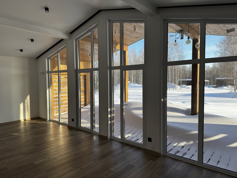 СИП-дом с панорамными окнами — Шестаков Дом, Новосибирск